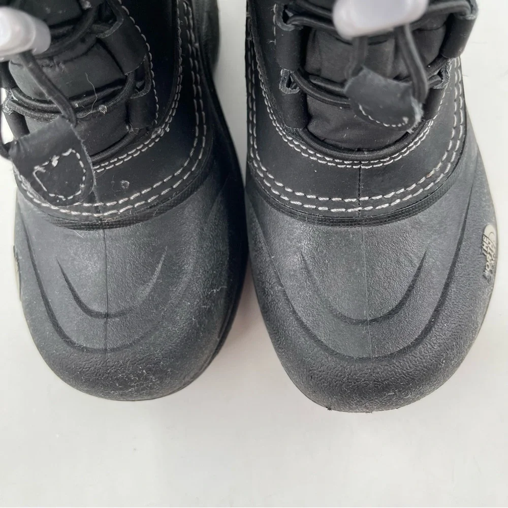 The North Face Kids - Size 11 C - Black Waterproof Insulated Winter Snow Boots
